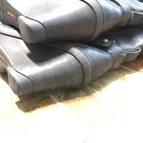 Timberland Stratham Heights Tall Wedge Black Boots - Women's Size 7.5 - Picture 10 of 11